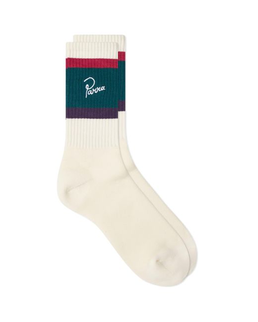 by Parra Blue The Usual Crew Socks for men