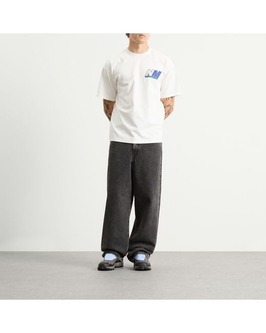 Napapijri White X Martine Rose Logo T-Shirt for men