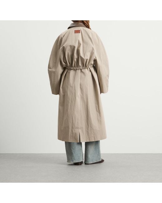Acne Natural Ofelia Tech Trench Coat