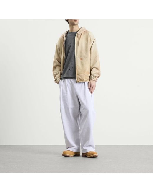 Beams Plus Natural Digital Print Hooded Jacket for men