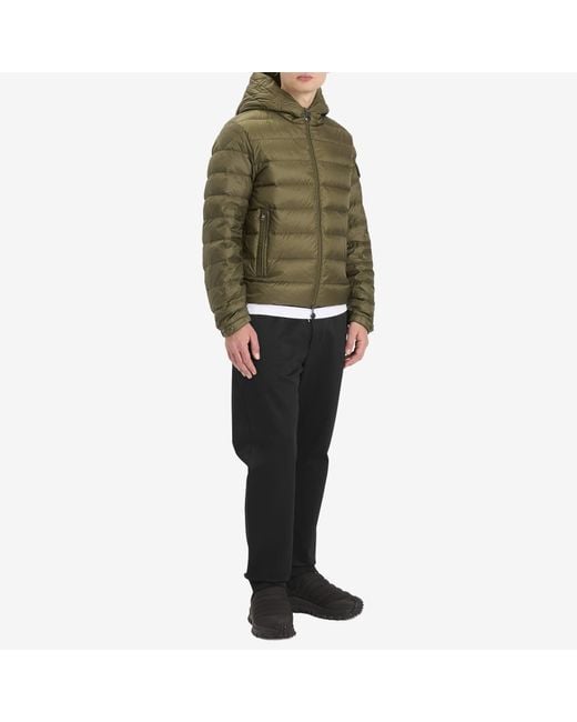 Moncler Black Nylon Stretch Trousers for men