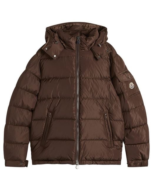 Moncler Brown Maya Matte Jacket for men