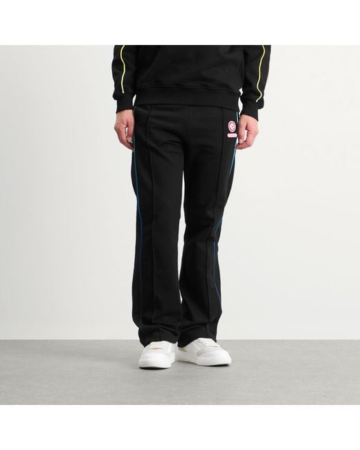 Casablanca Black Loopback Gradient Piping Open Hem Jogger for men