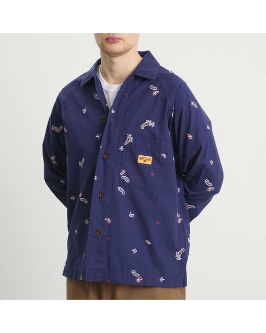 Service Works Blue Paisley Front Of House Jacket for men