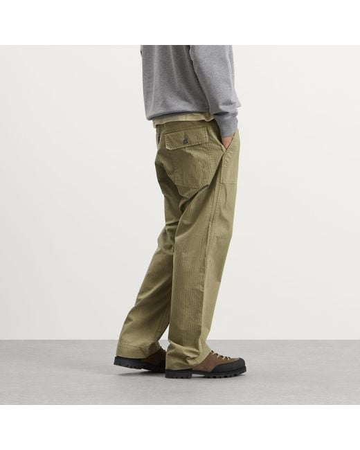 RRL Green Army Utility Pant for men