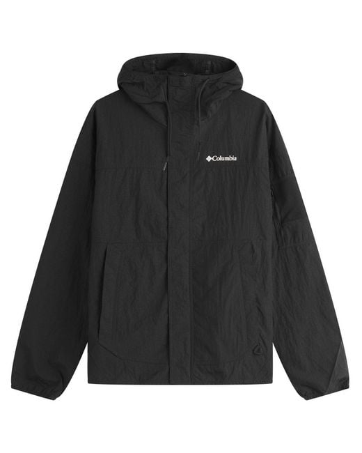 Columbia Black Challenger Ii Windbreaker for men