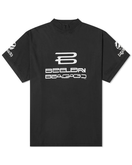 Balenciaga Black Ai Logo Inside Out T-Shirt for men