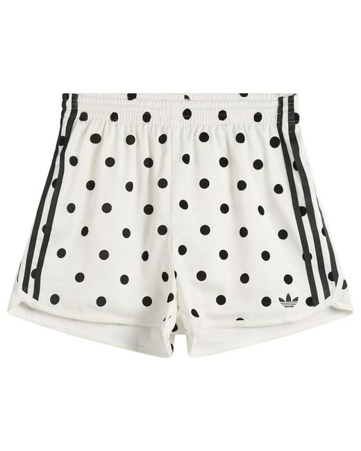 Adidas Natural Polka Dot Sprinter Shorts