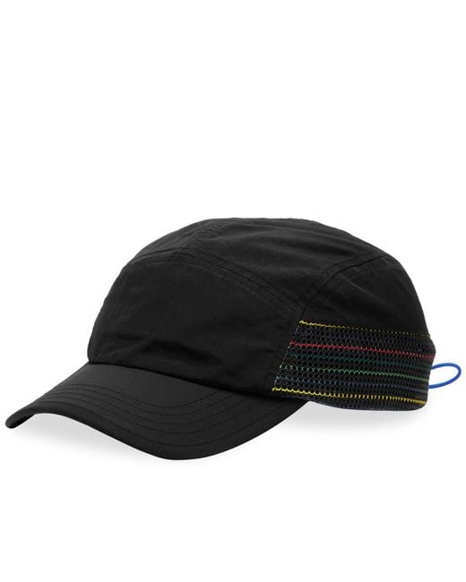 Paul Smith Black Mesh Sports Stripe Cap for men