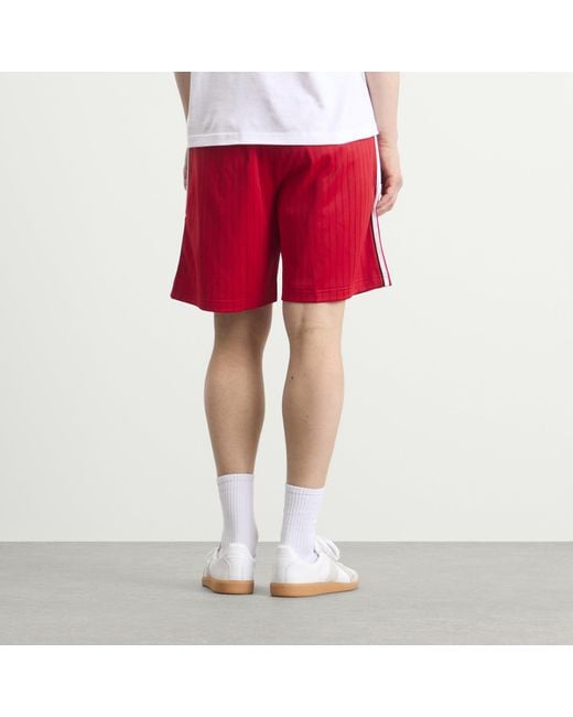 Adidas Red Firebird Shorts for men