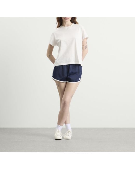 Adidas Blue 3S Sprinter Shorts