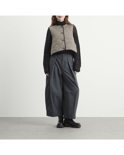 Stel Natural Contrast Quilted Vest