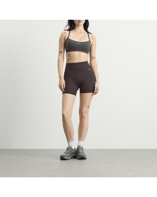 Tala Black Skinluxe Contrast Strap Sports Bra