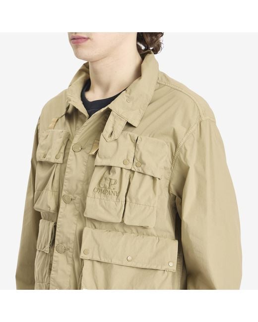 C P Company Natural Multi Pocket Short Jacket for men