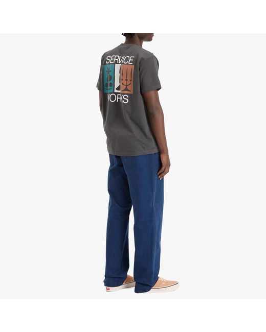 Service Works Gray Nourish Pocket Tee for men