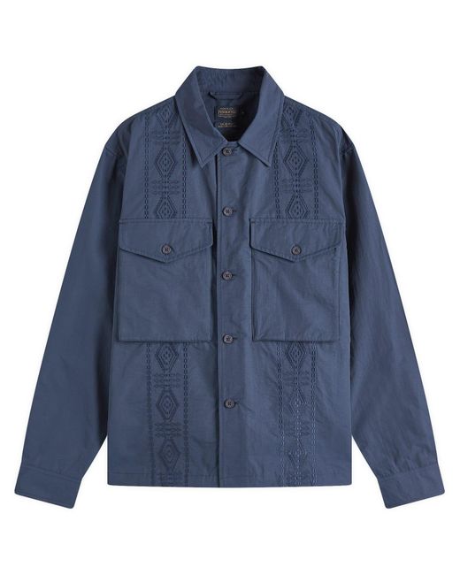 Pendleton Blue Parachute Overshirt for men