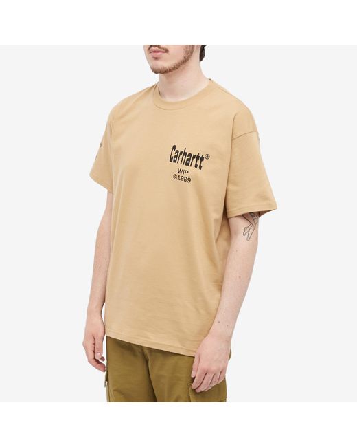 Carhartt Home T-shirt in Natural for Men | Lyst