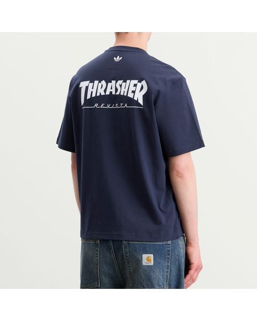 Adidas Blue X Thrasher Afa Argentina T-Shirt for men