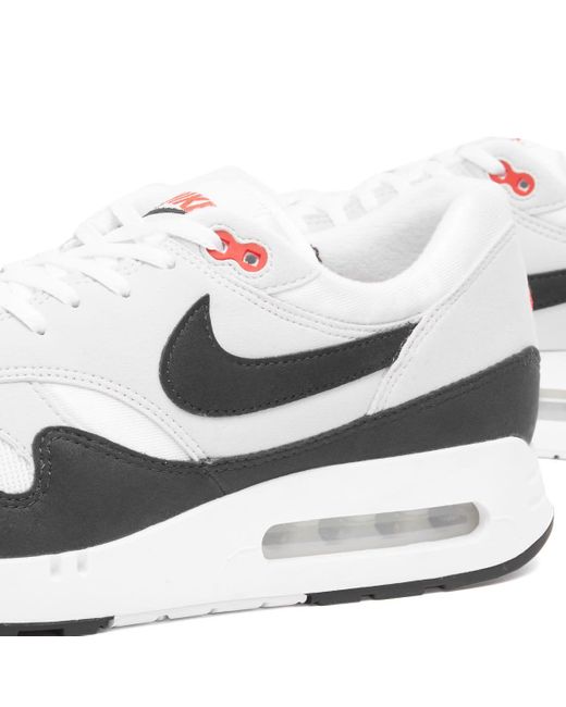Nike Air Max 1 Anniversary White/University Red Sneakers - Farfetch