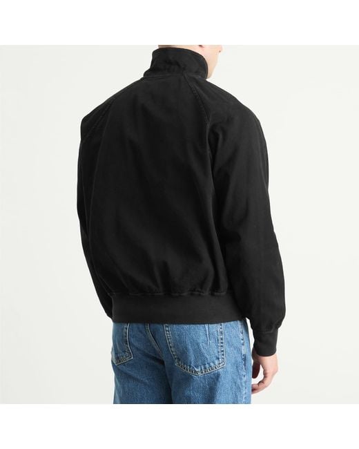 Stone Island Old Effect Harrington Jacket in Black for Men