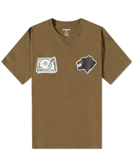 Neighborhood Brown Nh-13 T-shirt for men