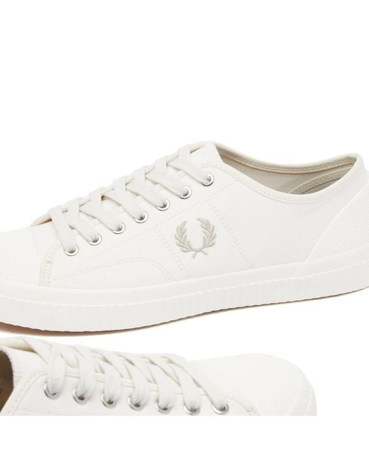 Fred Perry White Hughes Low Canvas Sneakers for men