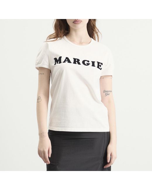 Maison Margiela White Mm6 Margie T-Shirt