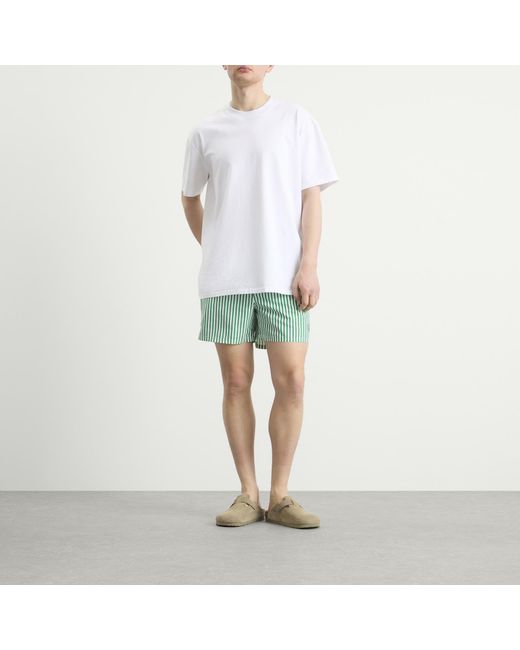 Calvin Klein Green Drawstring Swim Shorts for men