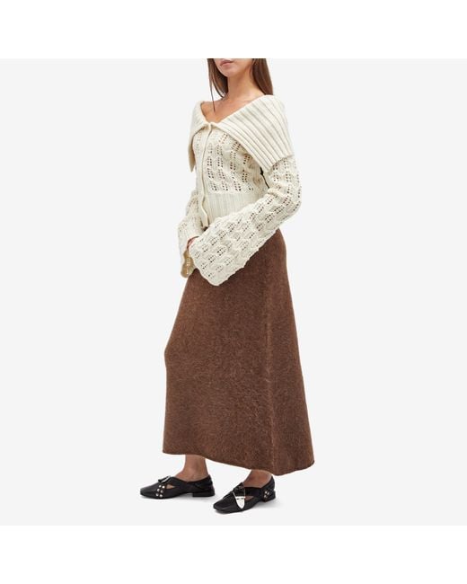 Holzweiler White Knitted Cardigan