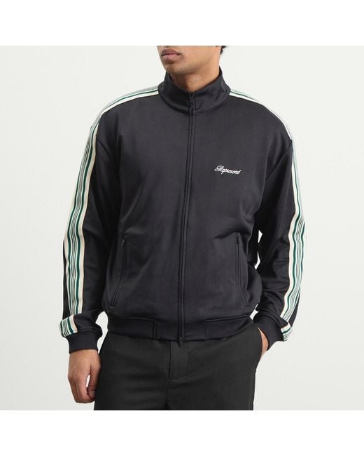 Represent Black Taped Track Jacket for men