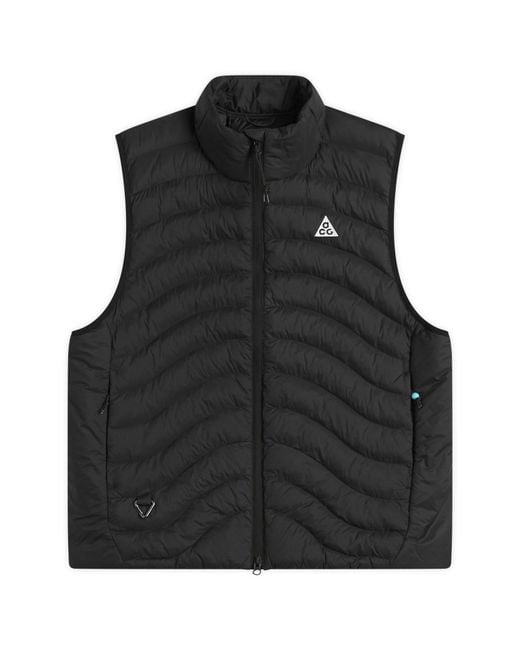 Nike Black Acg Lava Flow Vest for men