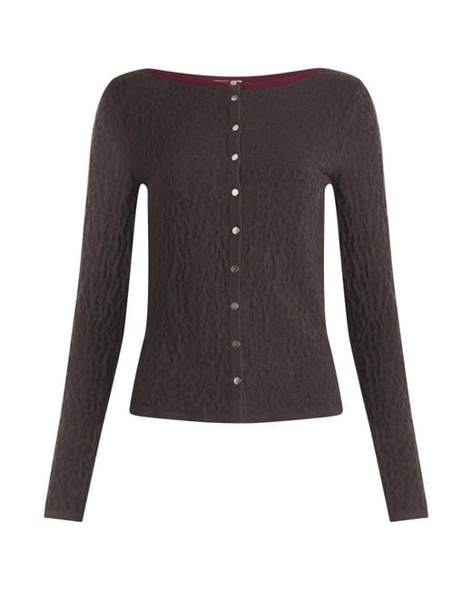 Peachy Den Brown Kitt Cardigan