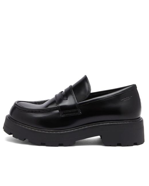 Vagabond Black Cosmo 2.0 Chunky Leather Loafers