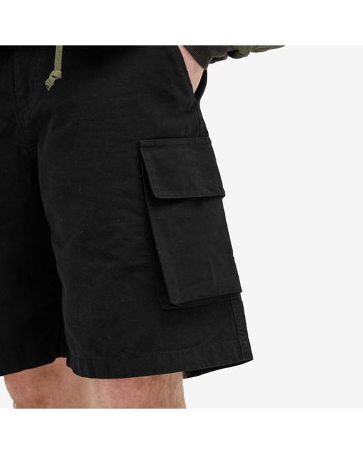 Our Legacy Black Mount Cargo Shorts for men