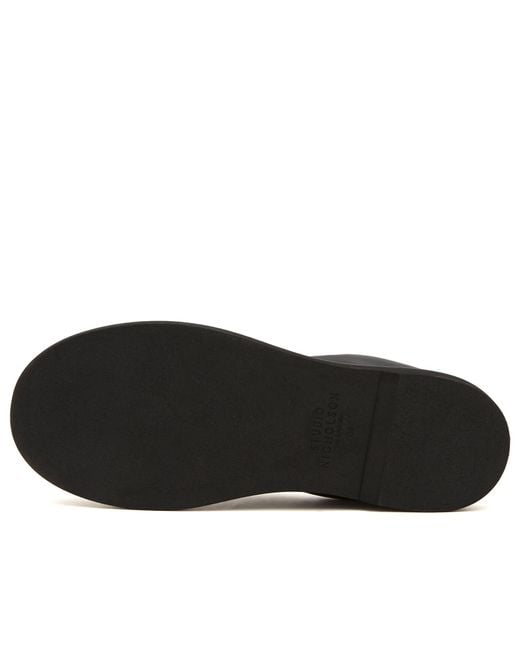 Studio Nicholson Black Donovan Leather Elastic Back Loafer for men