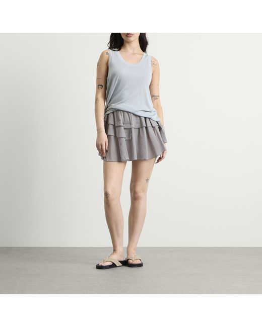 GIMAGUAS Gray Joan Mini Skirt