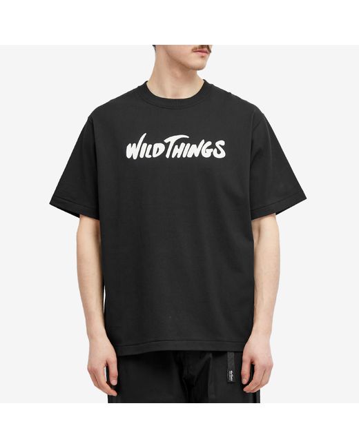 Wild Things Black Logo T-Shirt for men
