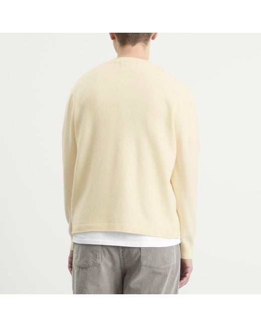 NN07 White Sammy Crew Neck Jumper for men
