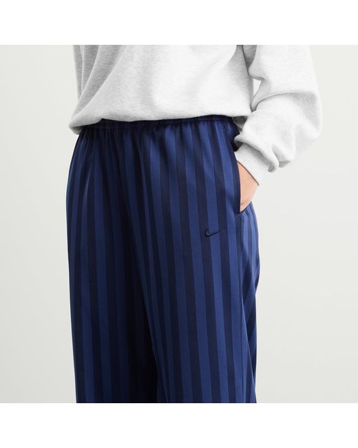 Nike Blue Jacquard Stripe Track Pant