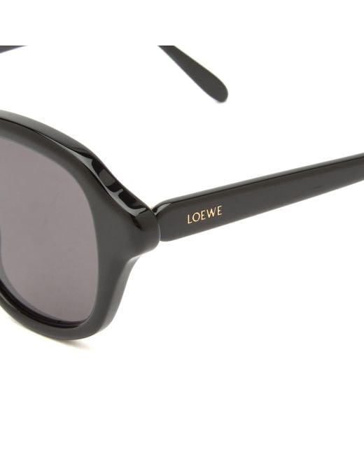 Loewe Gray Slim Square Sunglasses