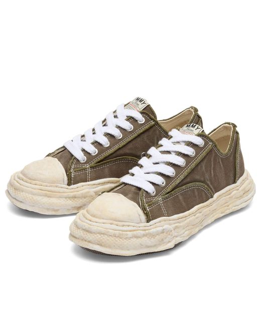 Maison Mihara Yasuhiro Brown Peterson 23 Embroidery Vintage Low for men