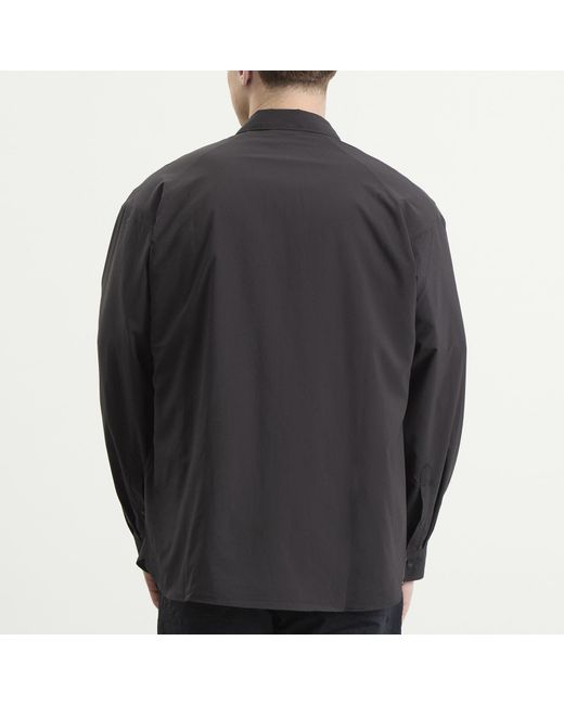 NANGA Black Excursion Shirt for men