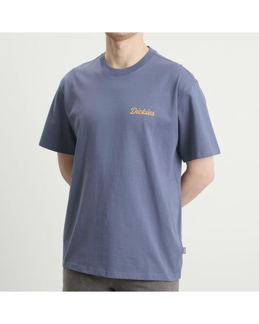 Dickies Blue Wellsville T-Shirt for men
