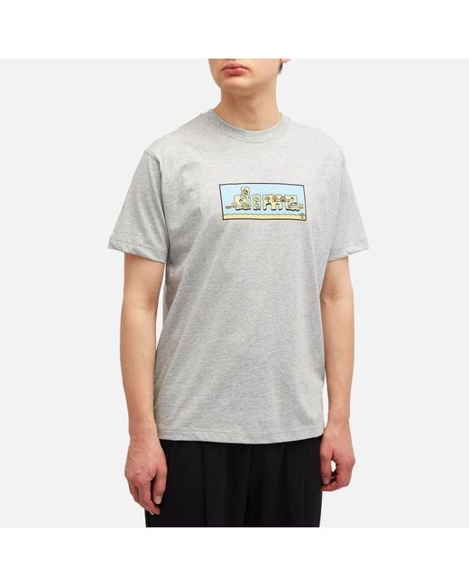 Dime Gray World T-Shirt for men
