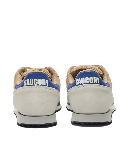 Saucony Blue Dxn Trainer Vintage Sneakers for men