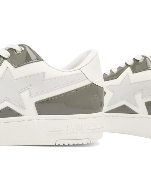 A Bathing Ape White Bape Sta Icon #2 M1 for men