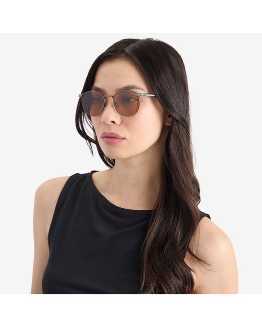 Saint Laurent Metallic Saint Laurent Sl 747 Sunglasses