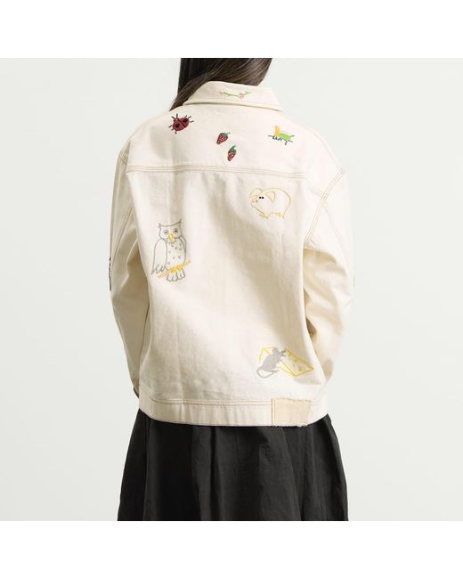 STORY mfg. Natural Hand Embroidered Amba Jacket