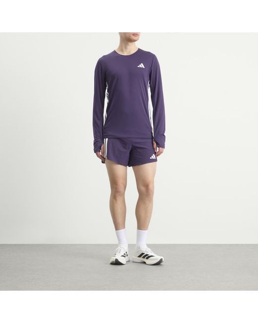 Adidas Originals Blue Adidas Adizero Running T-Shirt