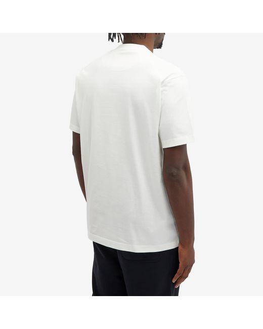 Y-3 White Relaxed Short Sleeve T-Shirt for men
